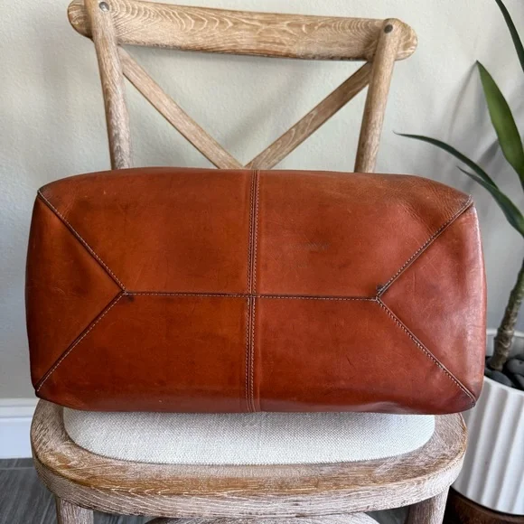 Sezane Sam leather tote bag - Picture 11 of 13